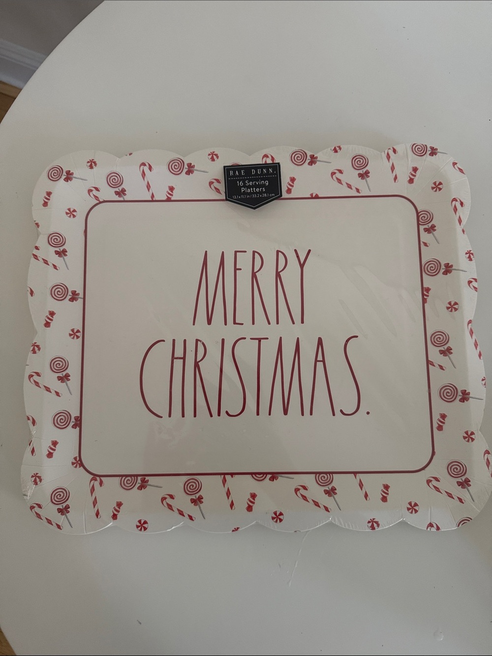 Rae Dunn White Platters (paper)
